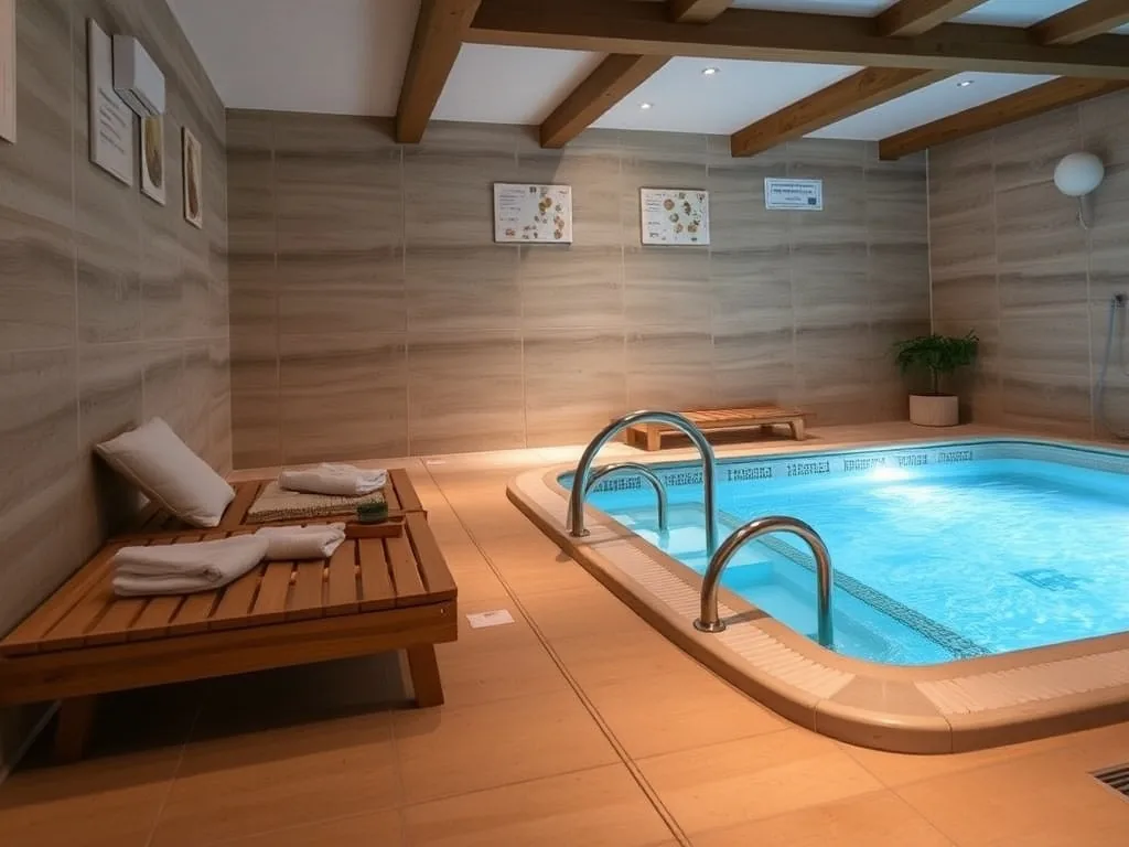 Un couple profitant du jacuzzi privé dans un gîte spa cocooning à Marck