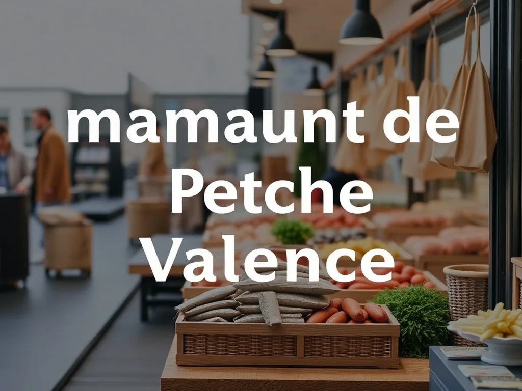Présentoir de cannes à pêche et moulinets dans un magasin à Valence